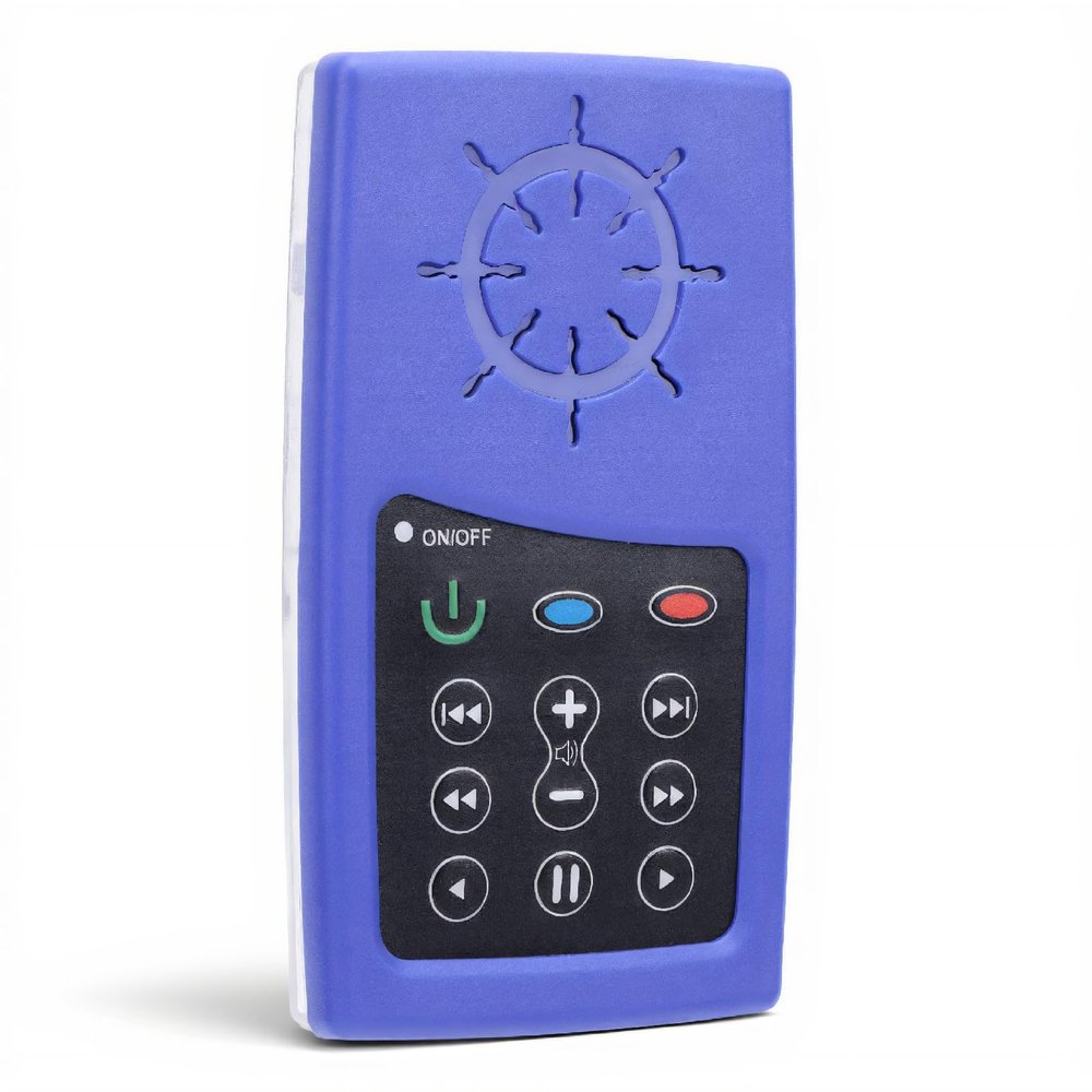 Electronic Holy Bible Audio Player for Seniors, and The Blind, Battery Powered, KJV with Light Music Background, , Italian Language Version (Blue)