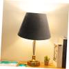 IWOWHERO Simple Design Velvet Lampshade Desk Lamp Cover Modern Lampshade for Living Room view 4