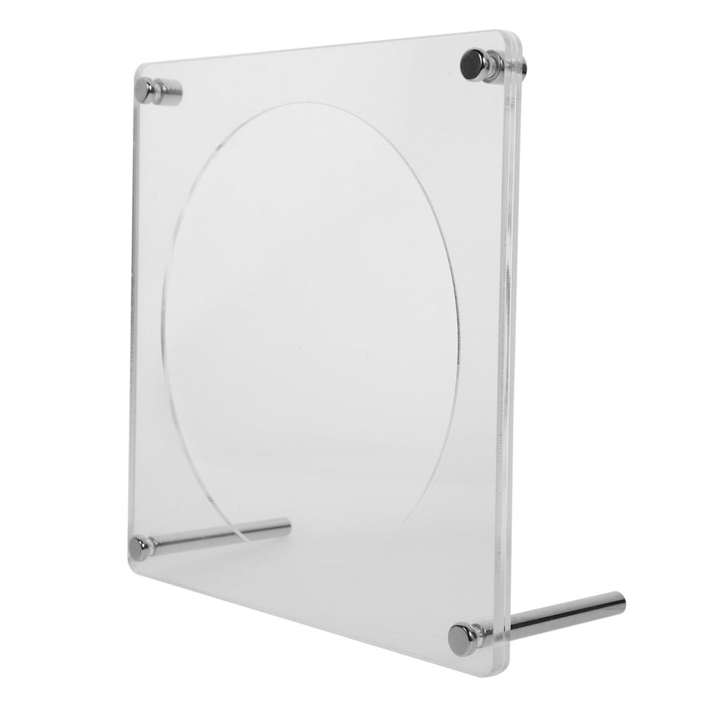 MOBUTOFU Acrylic Cd Display Stand Rack Portable Blank Holder for Diy Crafting Elegant Design for Organizing Showcasing Office Events