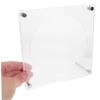 MOBUTOFU Acrylic Cd Display Stand Rack Portable Blank Holder for Diy Crafting Elegant Design for Organizing Showcasing Office Events view 3