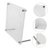 GRIRIW Acrylic Cd Stand Rack Transparent Decorative Display Holder for Cd Albums Lightweight and Elegant Design for Home Decor and Organization view 2