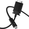 EbidDealz (2 - Pack) USB Type C to Trinity Cable 3V37X 5T73G Supports Thunderbolt-3 40 Gbps, 4K Resolution at 60Hz, Compatible with Docking Stations Dell TB15, TB16 and K16A view 3