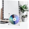 Mikinona Acrylic Cd Display Stand Rack Album Holder for Diy Crafting Chic Desktop Organizer for Home Office Protects and Showcases Your Precious Memories view 2