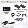 40AS0090US Lenovo Thinkpad Docking Station Gen 2-1 Year Warranty, Lenovo Docking Station for Laptop with 90W Adapter, HDMI, USB-C, DisplayPort Cables & Cloth - Universal Thunderbolt 3 Dock view 2