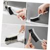 CHILDWEET 2pcs Ergonomic Handle Cleaning Brush Hard Bristle for Groove Tile Window Track Siding view 4