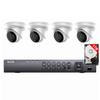 LTS 4ch IP Kit LTN8704QN-P4 with 1TB HDD + CMIP1042W-28MA 4-ch NVR w/ 1TB HDD + 4MP Turret IP Cameras (4 Cameras) view 1