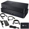 D6000 Dell Docking Station Dual Monitor - USB C Universal Dock with 130W Adapter, HDMI, DisplayPort, USB-C Cables - Supports 4K Display (Renewed) view 1