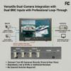 101AV Professional Security Monitor, 10.1 LED Display, HDMI, 2 Analog HD BNC in/out, 2MP/1920x1080P/Full HD & CVBS, Sturdy Metal Housing & Versatile Mounting Bracket, Perfect for RV/Camper/Marine view 2