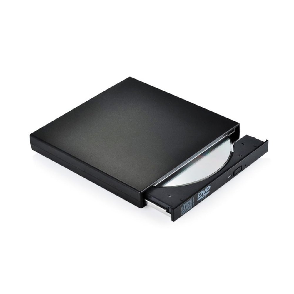 ARTIBETTER External USB Portable Cd Rw Optical Drive Slim Design and Play Compatible Laptops Reads DVDs and No Additional Power Required