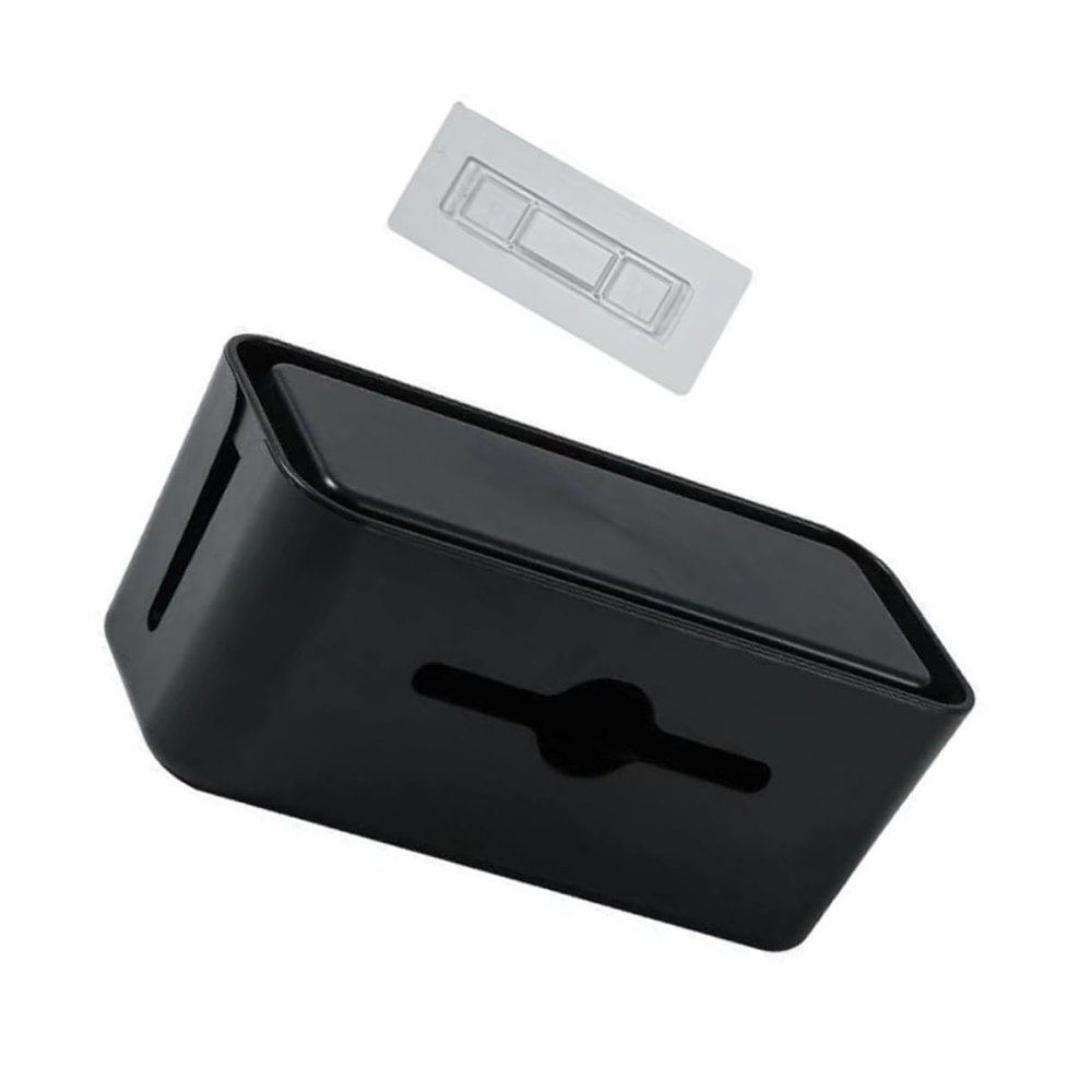 BRIGHTFUFU Socket Storage Box Charging Cable Container Organizer for Desk Office Living Room Cord Management for Clean Wire Environment
