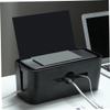 BRIGHTFUFU Socket Storage Box Charging Cable Container Organizer for Desk Office Living Room Cord Management for Clean Wire Environment view 2