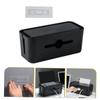 BRIGHTFUFU Socket Storage Box Charging Cable Container Organizer for Desk Office Living Room Cord Management for Clean Wire Environment view 3