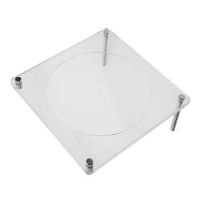ANDRESLAD Decorative Cd Display Stand Rack Acrylic Record Stand Cd Holder for Bedroom