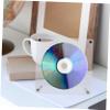 ANDRESLAD Decorative Cd Display Stand Rack Acrylic Record Stand Cd Holder for Bedroom view 2