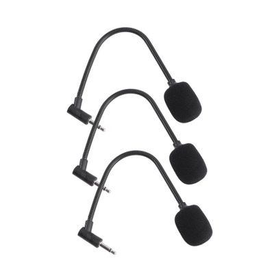 Abaodam 3pcs Microphone for Computer Phone Small Stereo Sound Mono Channel Portable Pole Pin