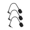 Abaodam 3pcs Microphone for Computer Phone Small Stereo Sound Mono Channel Portable Pole Pin view 1