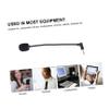 Abaodam 3pcs Microphone for Computer Phone Small Stereo Sound Mono Channel Portable Pole Pin view 3