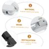 CAXUSD Adjustable Speaker Wall-Mounted Rack Durable Speaker Holder for Optimal Sound Easy Installation for Home Theater and Surround Sound Systems view 2