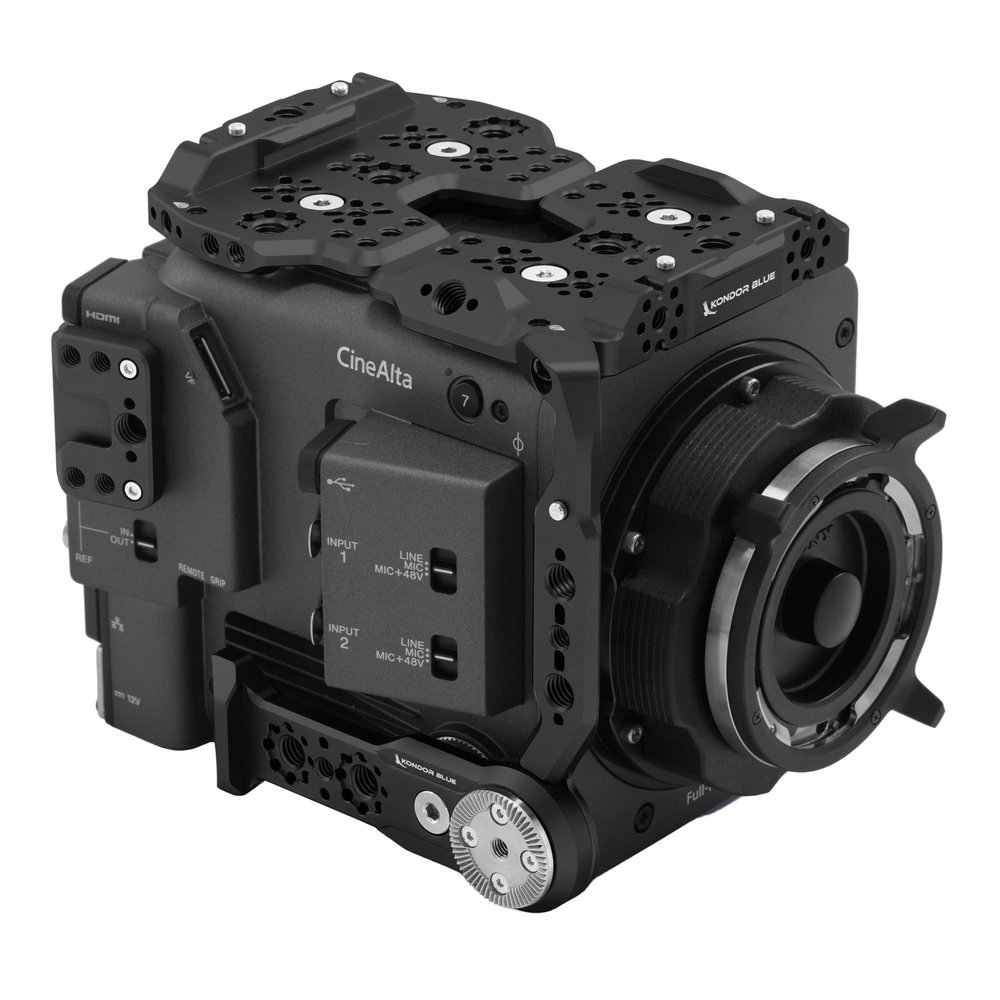 KONDOR BLUE (Cage only Compatible with Sony Burano | Modular Lightweight & 50+ Mounting Holes | Raven Black