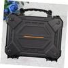 BUTIFULSIC Durable Safety Tool Box Impact Resistant Storage Case for Digital Accessories High-density Shockproof Design Convenient Reverse Lock Catch Black Color view 3