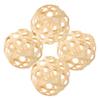 BCOATH 4pcs Bamboo Lamp Shade Rustic Ceiling Lampshades Woven Rattan Lampshade Decorative Pendant Light Cover view 1