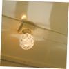 BCOATH 4pcs Bamboo Lamp Shade Rustic Ceiling Lampshades Woven Rattan Lampshade Decorative Pendant Light Cover view 2