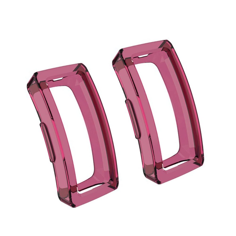 ARTIBETTER 2pcs TPU Shockproof Protective Case for Hr Scratch Hollow Cover Dark Red Lightweight Design for Easy Access and Enhanced