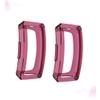 ARTIBETTER 2pcs TPU Shockproof Protective Case for Hr Scratch Hollow Cover Dark Red Lightweight Design for Easy Access and Enhanced view 3