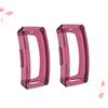 ARTIBETTER 2pcs TPU Shockproof Protective Case for Hr Scratch Hollow Cover Dark Red Lightweight Design for Easy Access and Enhanced view 4