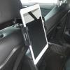 KONTONTY Car Headrest Phone Holder Tablet Bracket Rear Seat Mount Telescopic Alloy Abs Material Stable Secure Fit view 3
