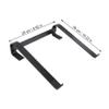 BRIGHTFUFU Laptop Cooling Stand Aluminum Alloy Riser Holder for Enhanced Heat Dissipation Ergonomic Laptop Desk Stand Non- Pads Compatible view 3