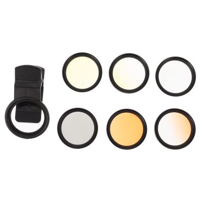 LABRIMP Portable Coral Lens Filter for Phone Photography Cpl Filter Kit for Aquarium and Coral Tank Imaging Enhances Color and Clarity Durable Material