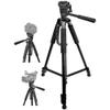 60" Aluminum Tripod for Sony Alpha E-Mount Mirrorless Camera A7RIV A7RIII A7III A7II A7RII A7S A7 A9 A6600 A6500 A6400 Black