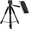 60" Aluminum Tripod for Sony Alpha E-Mount Mirrorless Camera A7RIV A7RIII A7III A7II A7RII A7S A7 A9 A6600 A6500 A6400 Black view 3