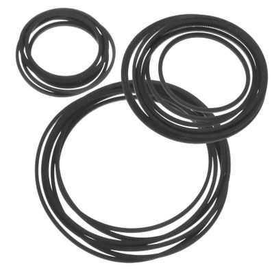 Parliky 40pcs Replacement Cassette Tape Player Belts Rubber Cassette Belts for Tape Deck