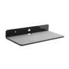 OSALADI Wall Mounted Speaker Bracket Holder Durable Speaker Wall Mount for Living Room Study Versatile Storage and Items Black view 1