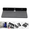 OSALADI Wall Mounted Speaker Bracket Holder Durable Speaker Wall Mount for Living Room Study Versatile Storage and Items Black view 4