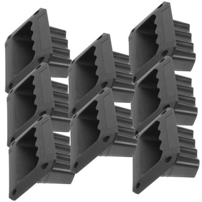 KONTONTY 8pcs Plastic Speaker Handle Replacement for and Comfortable to Install for Home and Stage Use
