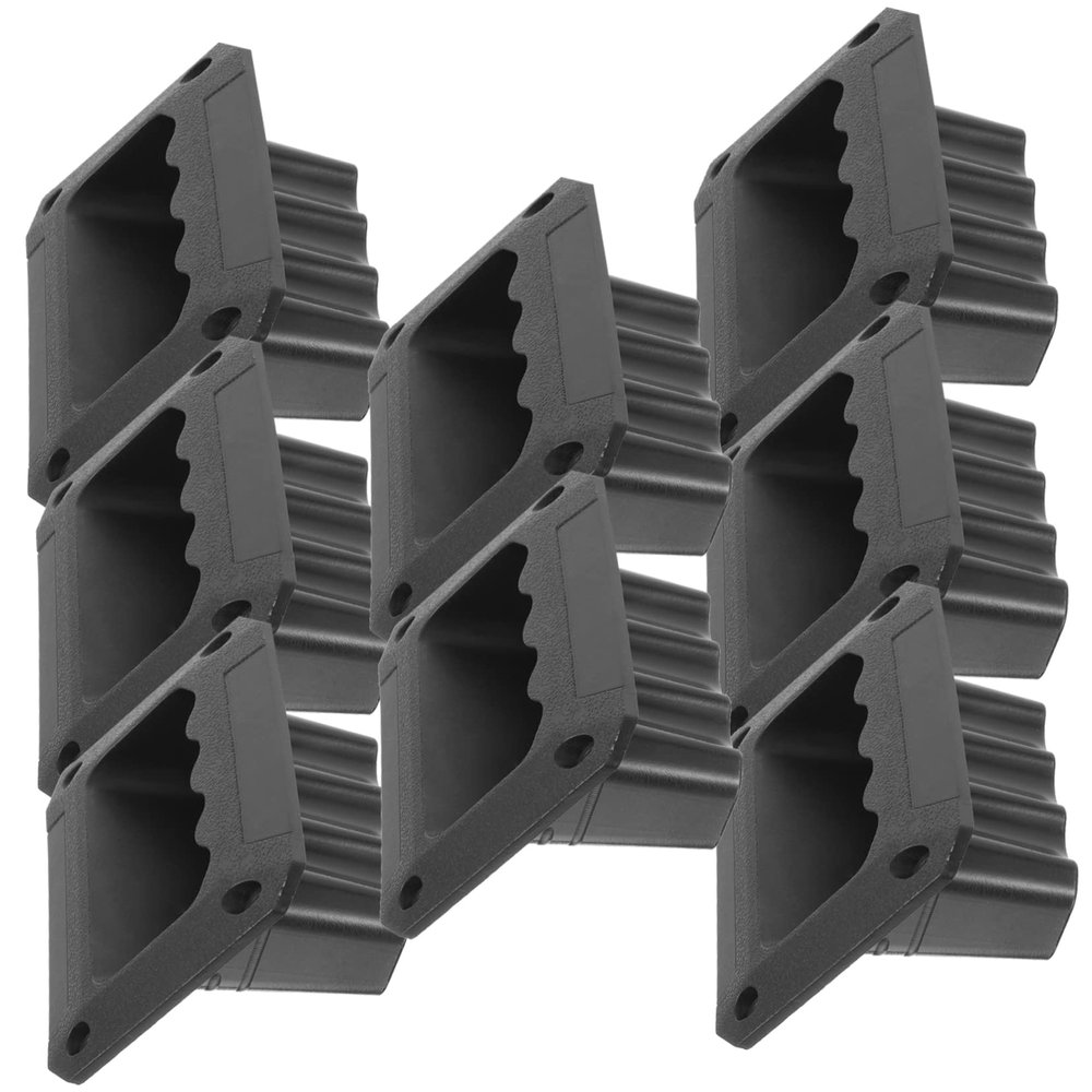 KONTONTY 8pcs Plastic Speaker Handle Replacement for and Comfortable to Install for Home and Stage Use