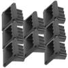 KONTONTY 8pcs Plastic Speaker Handle Replacement for and Comfortable to Install for Home and Stage Use view 1