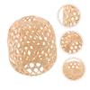 HOLIDYOYO Rustic Hand-woven Pendant Light Lampshade for Chandelier and Ceiling Light Decor Easy to Install Delicate Woven Structure for Home and Restaurant Ambiance view 3