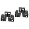 HAPINARY 2sets Under Desk Keyboard Holder Laptop Bracket Protective Pads Storage Rack for Laptops Keyboards and Cables Versatile Organization for view 1