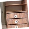 KONTONTY 2pcs Round Dresser Knobs Cabinet Door Handles for Kitchen Bathroom Dresser Easy to Install view 2