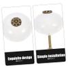 KONTONTY 2pcs Round Dresser Knobs Cabinet Door Handles for Kitchen Bathroom Dresser Easy to Install view 3