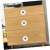 KONTONTY 2pcs Round Dresser Knobs Cabinet Door Handles for Kitchen Bathroom Dresser Easy to Install view 4