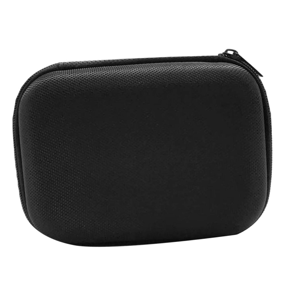 ARTIBETTER Data Cable Storage Bag Multifunctional Eva Digital Accessories Organizer for Cables Earphones and Power Banks Compact Black Travel Case for Electronics