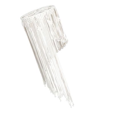 MOBUTOFU Handwoven Lampshade Ceiling Light Cover Bohemian Style Hanging Light Fixture for Bedroom and Living Room Creates Warm Decor Accessory