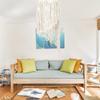 MOBUTOFU Handwoven Lampshade Ceiling Light Cover Bohemian Style Hanging Light Fixture for Bedroom and Living Room Creates Warm Decor Accessory view 4