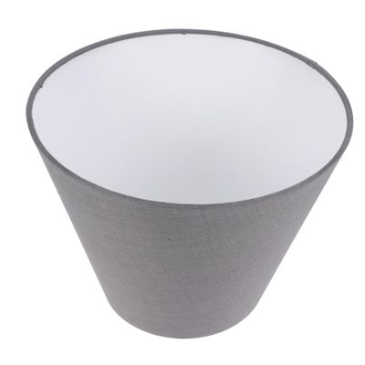 MERRYHAPY Chic Grey Fabric Lamp Shade Stylish Light Cover for Table and Floor Lamps Decor Accent Material for Use for Lighting Fixtures
