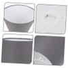 MERRYHAPY Chic Grey Fabric Lamp Shade Stylish Light Cover for Table and Floor Lamps Decor Accent Material for Use for Lighting Fixtures view 2